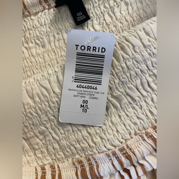 Torrid brand new strapless top size 0X - Picture 12 of 13